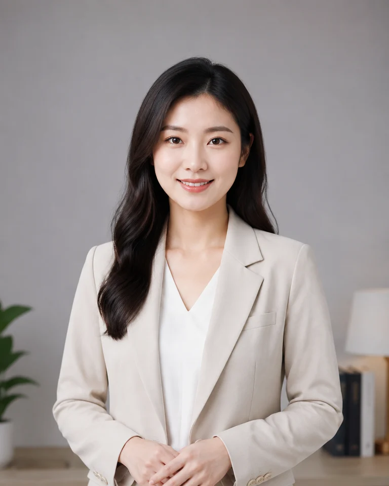 商务女声口播数字人形象